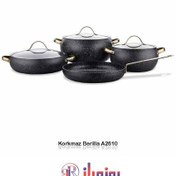 تصویر سرویس قابلمه کرکماز مدل A2610 گرانیتی ۷ پارچه 