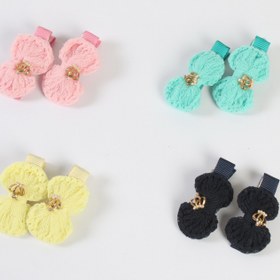 تصویر گل سر انبری توردار 