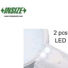 تصویر ذره بین X2 چراغ دار اینسایز مدل 2-7513 - با گارانتی شرکتی 