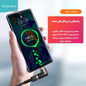 تصویر آداپتور مکش مغناطیسی نوع-C از آلیاژ روی KUULAA KL-O139 