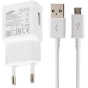 تصویر آداپتور فست شارژر 15 واتی 3 پین اصلی سامسونگ Original Samsung Fast Charger Adaptor