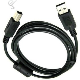 تصویر کابل پرینتر اچ پی مدل USB HP طول 1.8 متر HP USB 2.0 NOISE ISOLATION CABLE 1.8m