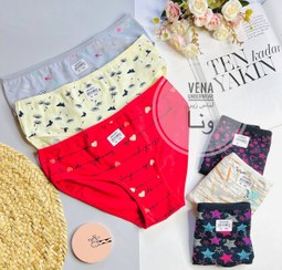 تصویر شورت زنانه نخی میسپل ۳ عددی ضد حساسیت 