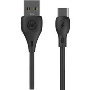 تصویر کابل تبدیل USB به USB-C دبلیو کی مدل WDC-072 طول 1 متر WK USB TYPE-C CHARGING CABLE MODEL WDC-072