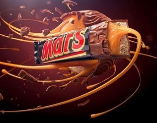 تصویر شکلات کاراملی مارس بسته 24 عددی MARS Mars Chocolate & Caramel Biscuit 24 Pieces