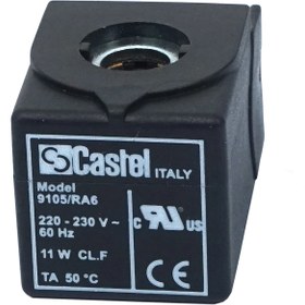 تصویر بوبین شیر برقی کستل Solenoid valve coil CASTEL HM2/9100/RA2