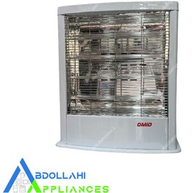 تصویر بخاری برقی فن دار مدل OMH-2800 