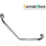 تصویر دستگیره کمکی استیل ۳۲ میلیمتر ۱۲۰ درجه 