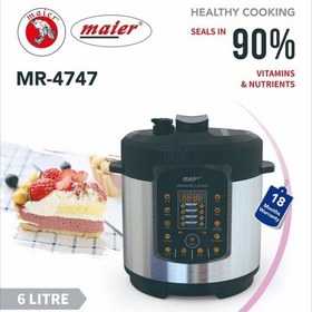 تصویر زودپز برقی دیجیتال مایر مدل Maier MR-4747(کد3وA) 