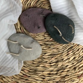 تصویر شمع مدل گیفت سنگ 