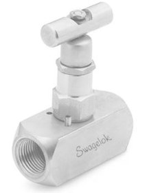 تصویر نیدل ولو استیل 1/2 دنده 316 فشار 6000 - 1/4 NEEDLE VALVE 1/2 NPT STAINLESS STEEL 316 6000PSI