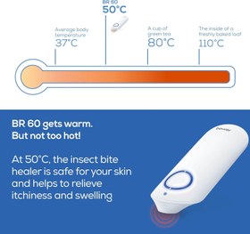 تصویر دستگاه تسکین دهنده نیش حشرات بیورر آلمان مدل : BR60 Beurer BR60 Insect Bite Healer Pen For The Treatment Of Insect Bites And Stings