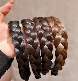 تصویر تل مو گیسبافت پهن 