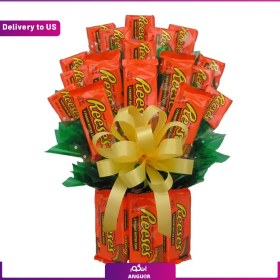 تصویر (Delivery to USA) Reese’s Candy Bouquet 