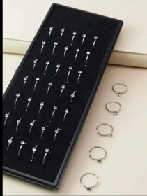 تصویر پیرسینگ بینی نگین 