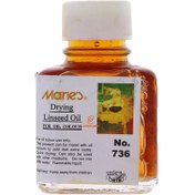 تصویر روغن بزرک 75 میل ماریس (drying linseed oil) 