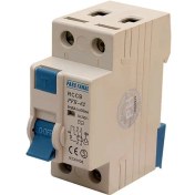 تصویر کلید محافظ جان تک فاز (تک پل+نول) 16 آمپر پارس فانال (30mA) PARS FANAL Residual Current Circuit Breaker 30mA