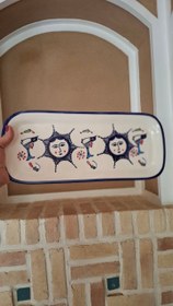 تصویر دیس مستطیل مرغک و خورشیدی 