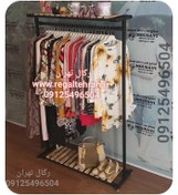 تصویر رگال لباس فلزی کد A4 رگال لباس کد A4 سفید ارتفاع ۱۵۵ طول ۱۱۰ رنگ کوره ای ضد خش