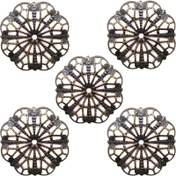 تصویر توری آنتیک تزیینی زیتونی قطر 44 میلی‌متر بسته 5 عددی 