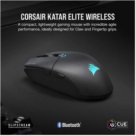 تصویر ماوس گیمینگ بی سیم کورسیر مدل KATAR ELITE WIRELESS Corsair KATAR ELITE WIRELESS Gaming Mouse