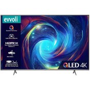 تصویر تلویزیون کیو ال ای دی ایوولی مدل 55EV250QG سایز 55 اینچ Evvoli 55EV250QG QLED TV 55 Inch