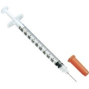 تصویر سرنگ انسولین 0.5 واحدی تک عددی ا BD insulin syringe 0.5ml BD insulin syringe 0.5ml