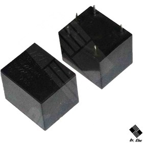 تصویر رله ۱۲ ولت ۱۰ آمپر تک کنتاکت ۵ پایه 