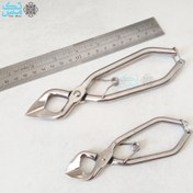 تصویر انبر و قیچی قند شکن استیل ضد زنگ سایز کوچک