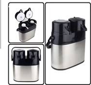 تصویر فلاسک دوقلو 1و1 داخل شیشه کالورانس 