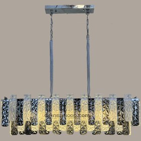 تصویر لوستر لاینر مدل ویکتوریا کروم Victoria liner Chandelier