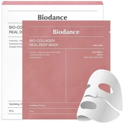 تصویر ماسک ورقه ای بیو کلاژن بایودنس کره ای جوانساز پوست Biodance Bio Collagen Real Deep Mask