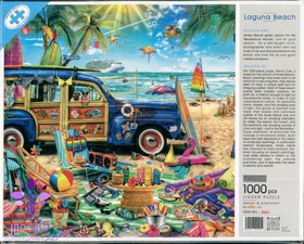 تصویر پازل 1000 تکه فنسی طرح لاگونا بیچ کد 2041 1000 piece puzzle LAGUNA BEACH code 2041 FANCY PUZZLE