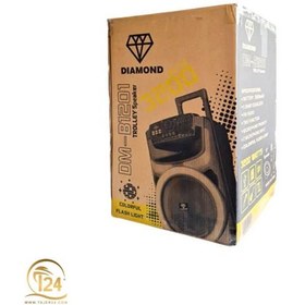 تصویر اسپیکر بلوتوثی قابل حمل دیاموند مدل DM-B1201 Diamond DM-B1201 Wireless Speaker