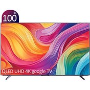 تصویر تلویزیون کیو ال ای دی هوشمند ایکس ویژن مدل 100X15 سایز 100 اینچ X Vision 100X15 Smart QLED 100 Inch TV