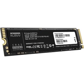 تصویر اس اس دی اینترنال کلو M2 2280 NVMe مدل CRAS C710 ظرفیت 512 گیگابایت Klevv CRAS C710 512GB M.2 2280 NVMe Gen3x4 Internal SSD