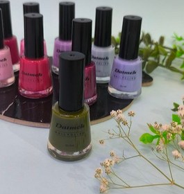 تصویر لاک ناخن داتمه Datmeh - آبی پاستیلی nail polish Datmeh