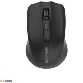 تصویر ماوس بی سیم پرومیت مدل CLIX-8.BLACK Promate CLIX-8.BLACK Wireless Mouse