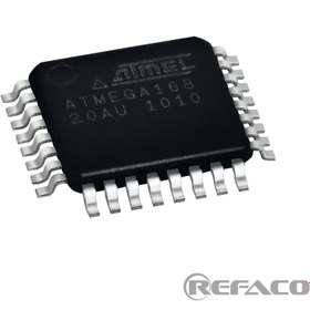 تصویر میکروکنترلر ATMEL 32PIN,SMD TQFP,8-bit Microcontroller with 16K Bytes In-System Programmable Flash ATMEGA168-20AU 