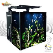 تصویر آکواریوم با سامپ داخلی و نور CB-400F سوبو SOBO Aquarium CB-400F