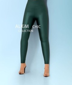 تصویر لگ شاین زرد کمرنگ - لارج Alkim Chic Leg