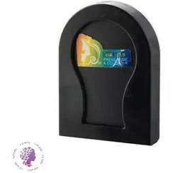 تصویر گچ مو رنگ مشکی 