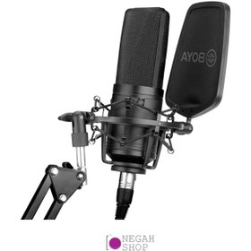 تصویر میکروفون استودیویی بویا مدل BY-M1000 نوع کاندنسر 