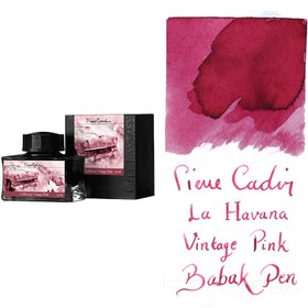 تصویر جوهر خودنویس پیرکاردین صورتی وینتیج لا هاوانا Pierre Cardin La Havana Vintage Pink 