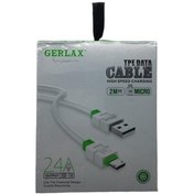 تصویر کابل شارژ 2 متری فست اندروید GERLAX مدل GD-14 - سفید 