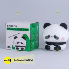 تصویر چراغ خواب سیلیکونی مدل پاندا 