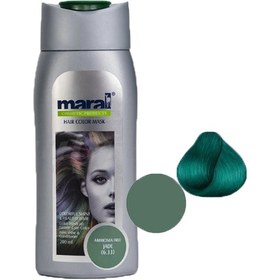 تصویر شامپو رنگساژ مارال (maral) رد ولوت شماره 6.66 حجم 200میل Maral Red Velvet Hair Color Shampoo number 6.66