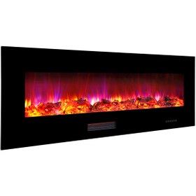 تصویر شومینه برقی LCD طول 150 سانتی متر 150 cm long LCD electric fireplace