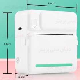 تصویر مینی پرینتر حرارتی C11، چاپگر بدون جوهر بلوتوث بی سیم قابل حمل Mini Thermal Printer