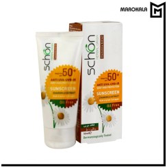 تصویر کرم ضدآفتاب دابل شیلد SPF50 چای سبز فاقد چربی رنگی حجم 50 میل شون Sun protection cream Double Shield SPF50 green tea fat-free 50 ml